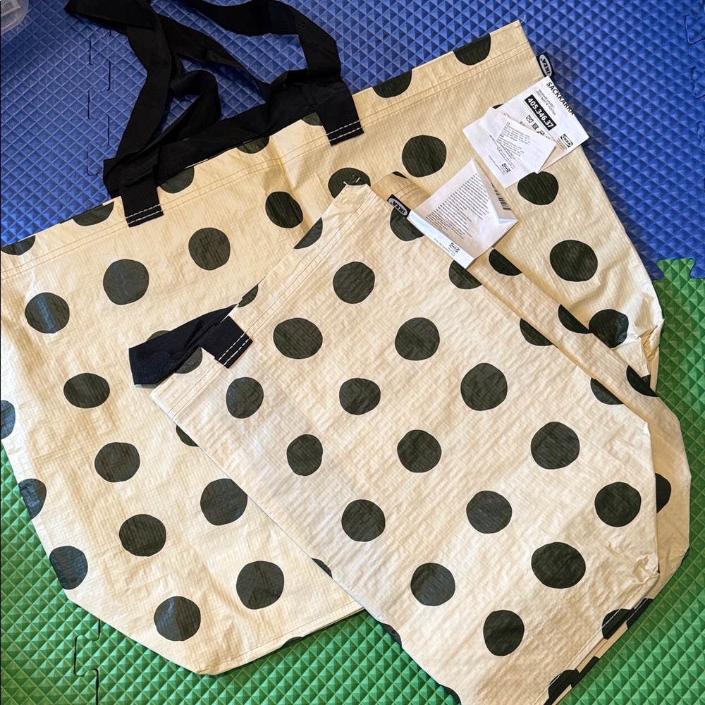 NWT IKEA sackkarra set of 2